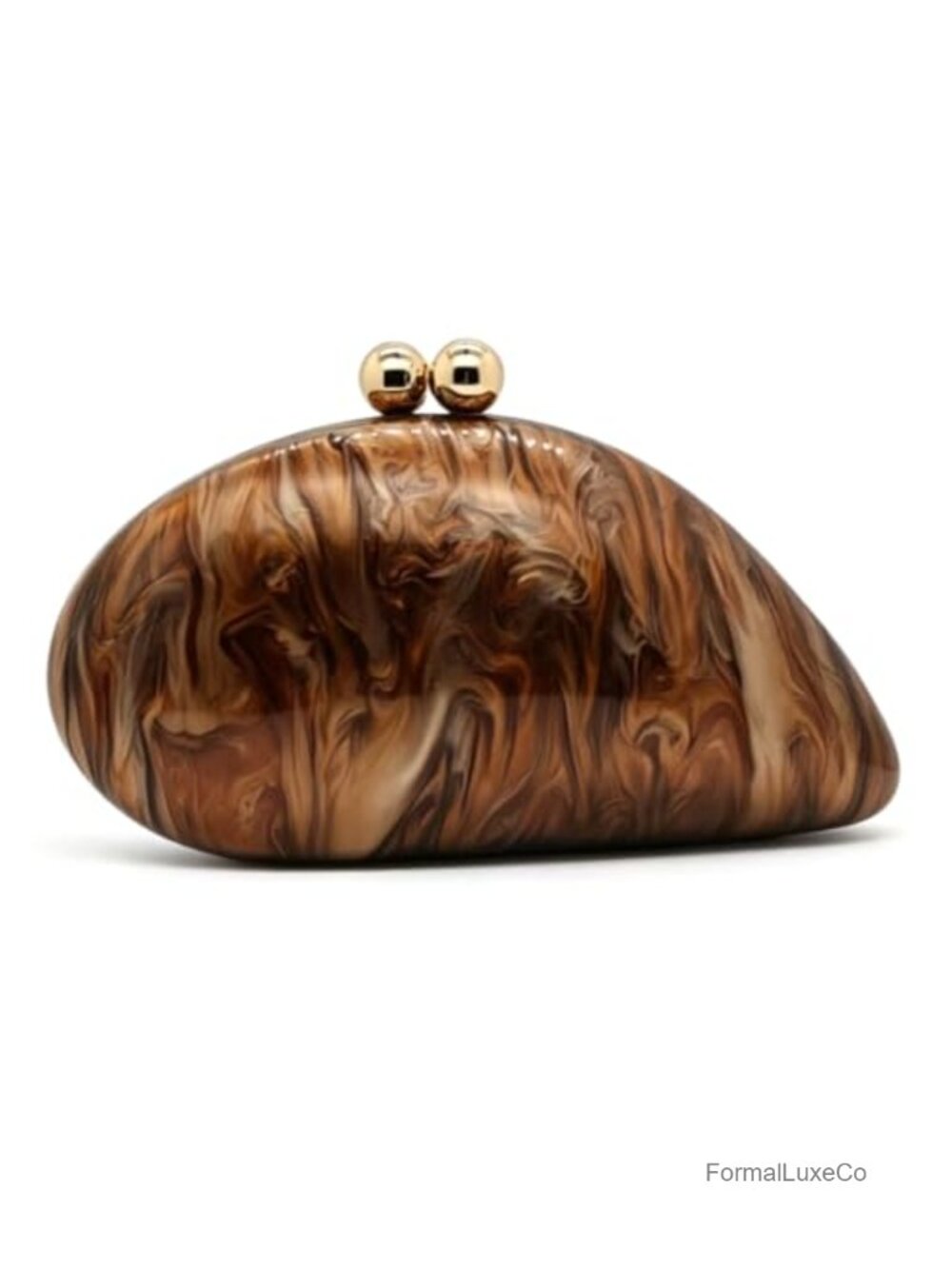 Acrylic Shell Shaped Clutch Evening Bag for Women Wedding Party Prom